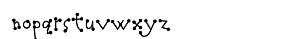 AuktyonZ Cyrillic Dot Font LOWERCASE