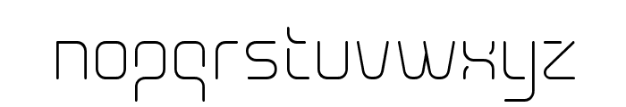 Aunchanted Thin Font LOWERCASE