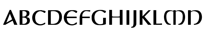 Auptimagh AH Font UPPERCASE