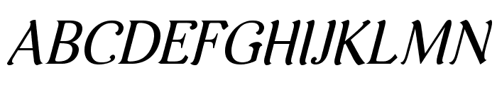 AurelisADFNo2Std-Italic Font UPPERCASE