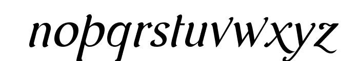 AurelisADFNo2Std-Italic Font LOWERCASE