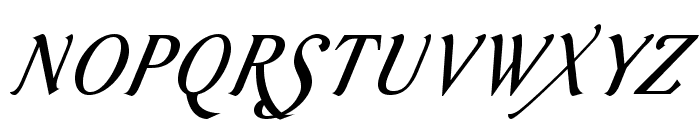 AurelisADFScriptNo2Std-CoIt Font UPPERCASE