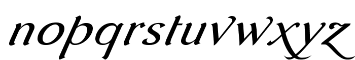 AurelisADFScriptNo2Std-Italic Font LOWERCASE