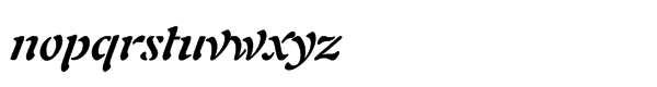 Auriol® Std Bold Italic Font LOWERCASE