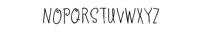 Austie Bost Lifted Up Font UPPERCASE