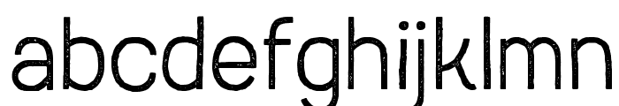AustralSansStamp-Light Font LOWERCASE