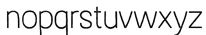 AustralSansStamp-Thin Font LOWERCASE