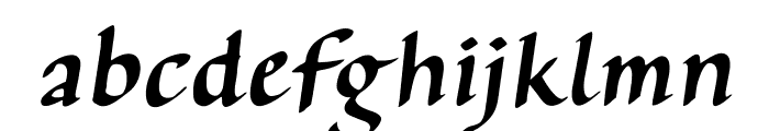 AuthorCalligraphyOpti-Italic Font LOWERCASE