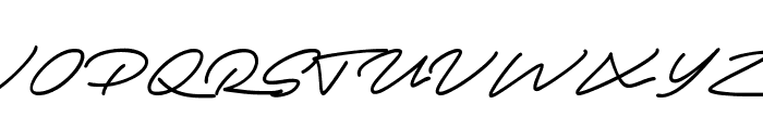 Autograf PERSONAL USE ONLY Font UPPERCASE