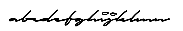 Autograf PERSONAL USE ONLY Font LOWERCASE