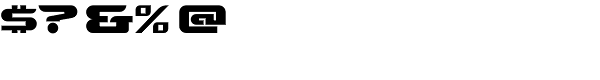 Automaton Font OTHER CHARS