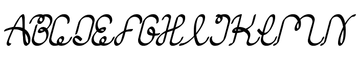 authentic love Font LOWERCASE