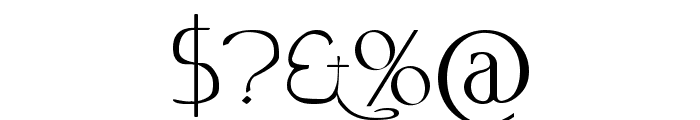 Avanti Serif Regular Font OTHER CHARS
