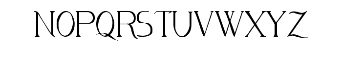 Avanti Serif Regular Font LOWERCASE
