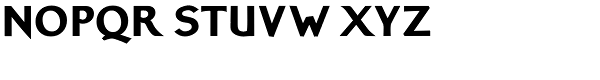 Avenue Sans Heavy Font UPPERCASE
