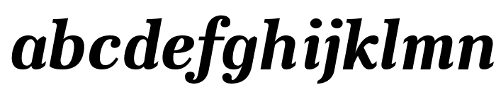 Aver Bold Italic Font LOWERCASE