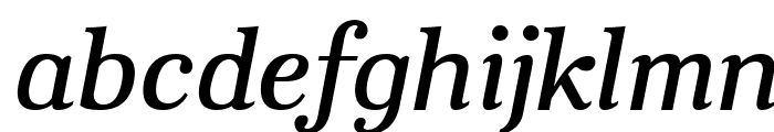 Aver Italic Font LOWERCASE