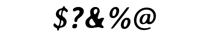 Averia-BoldItalic Font OTHER CHARS