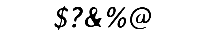 Averia-Italic Font OTHER CHARS
