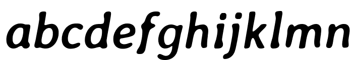 Averia Libre Bold Italic Font LOWERCASE