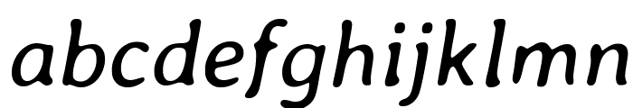 Averia Libre Italic Font LOWERCASE