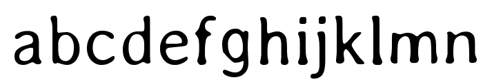 Averia-Light Font LOWERCASE
