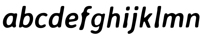 Averia Sans Libre Bold Italic Font LOWERCASE