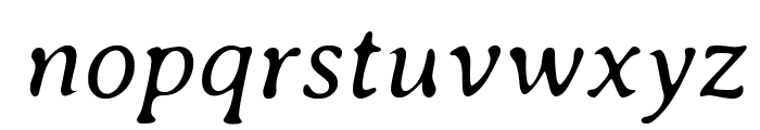 Averia Serif Libre Light Italic Font LOWERCASE