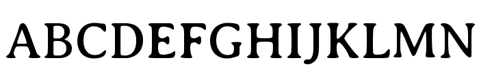 Averia Serif Libre Regular Font UPPERCASE