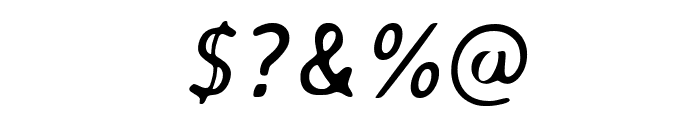 AveriaSans-Italic Font OTHER CHARS