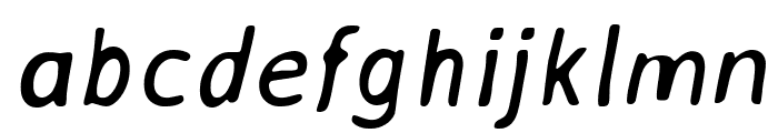 AveriaSans-Italic Font LOWERCASE