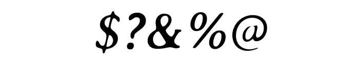 AveriaSerif-Italic Font OTHER CHARS
