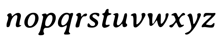 AveriaSerif-Italic Font LOWERCASE