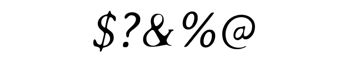 AveriaSerif-LightItalic Font OTHER CHARS