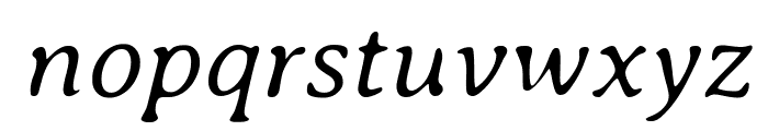 AveriaSerif-LightItalic Font LOWERCASE