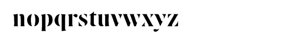 Avia Bold Font LOWERCASE