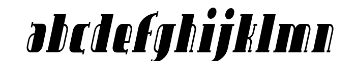 Avondale Cond Italic Font LOWERCASE