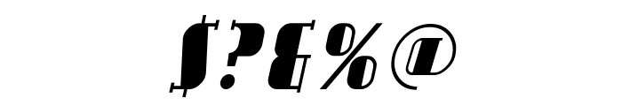 Avondale Italic Font OTHER CHARS