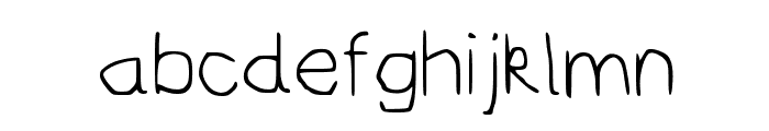 AydieFont Regular Font LOWERCASE