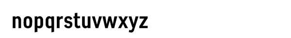 Azbuka Bold Condensed Font LOWERCASE