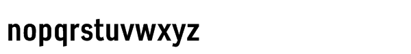 Azbuka™ Std Bold Condensed Font LOWERCASE