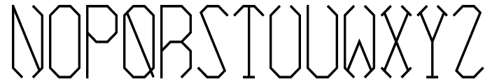 Azimuth Regular Font LOWERCASE
