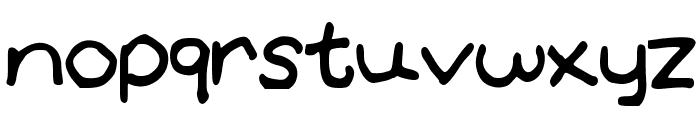 AzzurBubblegum Font LOWERCASE