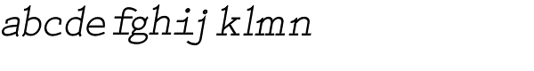 Babbage Bold Italic Font LOWERCASE