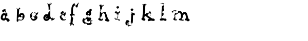 Babine Bite Font LOWERCASE
