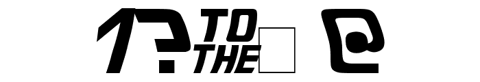 Back to the future 2002 Font OTHER CHARS