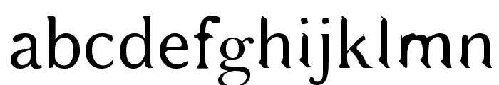 Bajsmaskin Font LOWERCASE