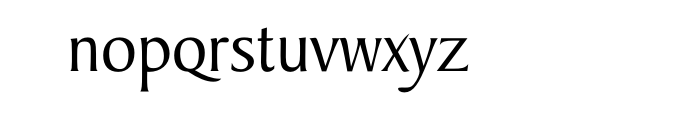 Baker Signet Cyrillic + Western OT Font LOWERCASE
