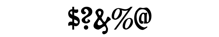 Baldur Regular Font OTHER CHARS