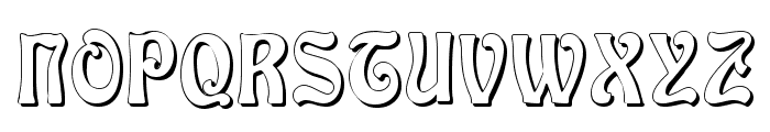Baldur Shadow Font UPPERCASE